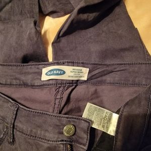 Old Navy size 12 high rise super skinny cargo pants